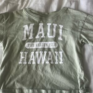 Kids small cropped T shirt